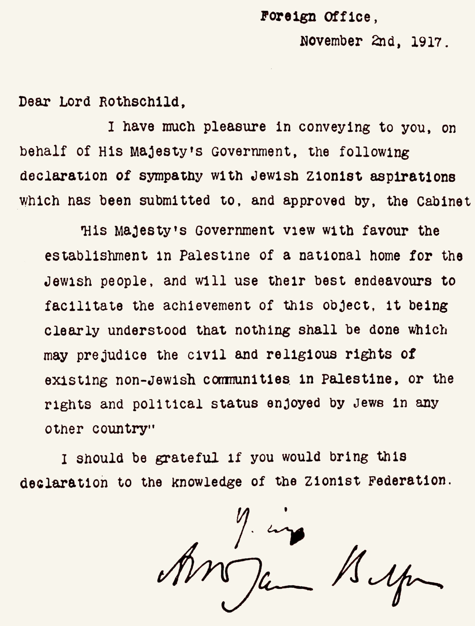 The Third Promise: The Balfour Declaration and the Strategic Revision of Sykes-Picot
